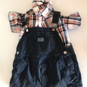 Boys short overalls